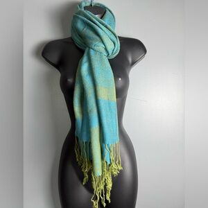 Pashmina 70% Pashmina 30% Silk Scarf XL 28x70 Plus Fringe